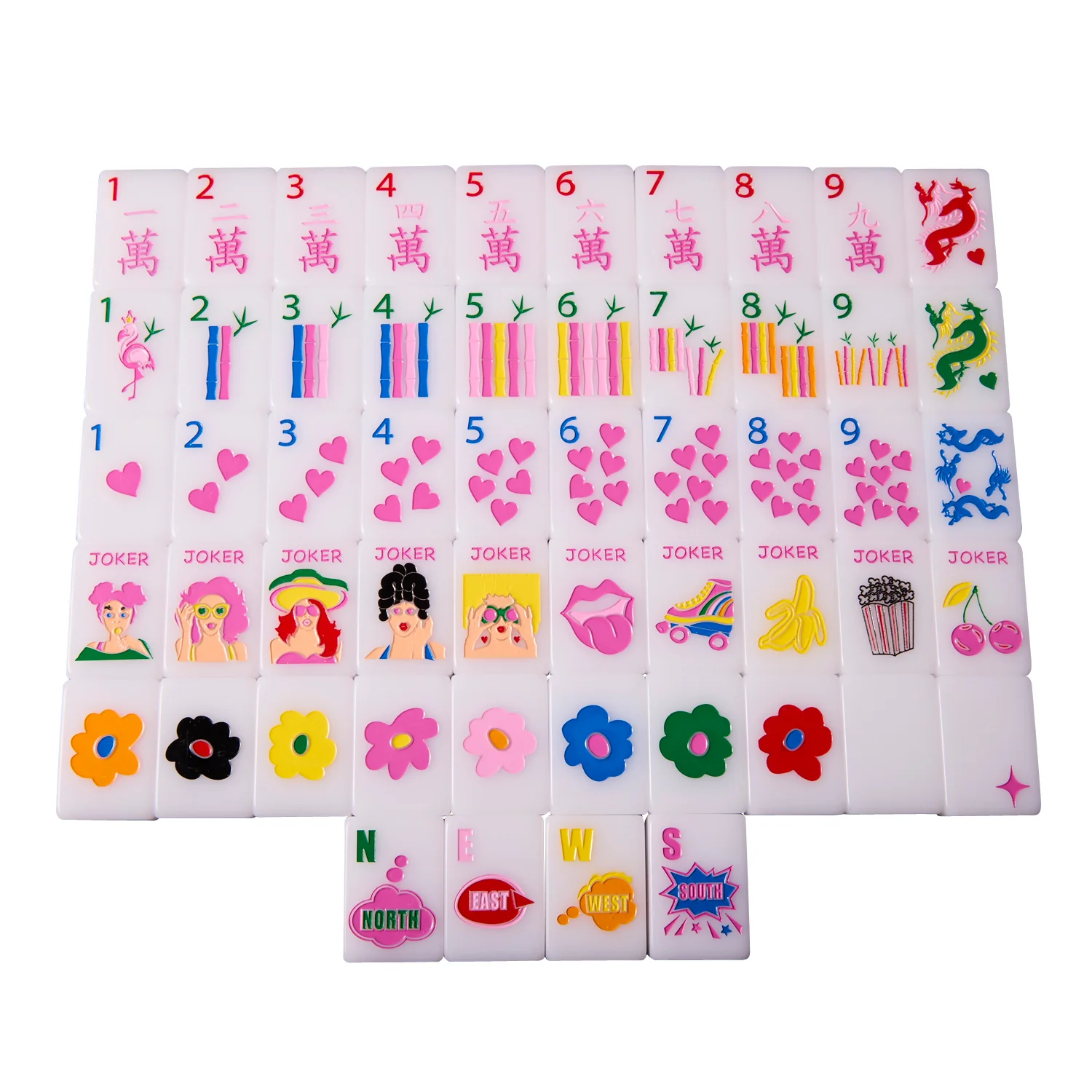 Pop Divas Mahjong Set